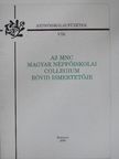 Az MNC Magyar Népfőiskolai Collegium rövid ismertetője [antikvár]
