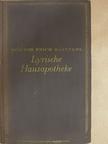 Dr. Erich Kästner - Doktor Erich Kästners Lyrische Hausapotheke [antikvár]