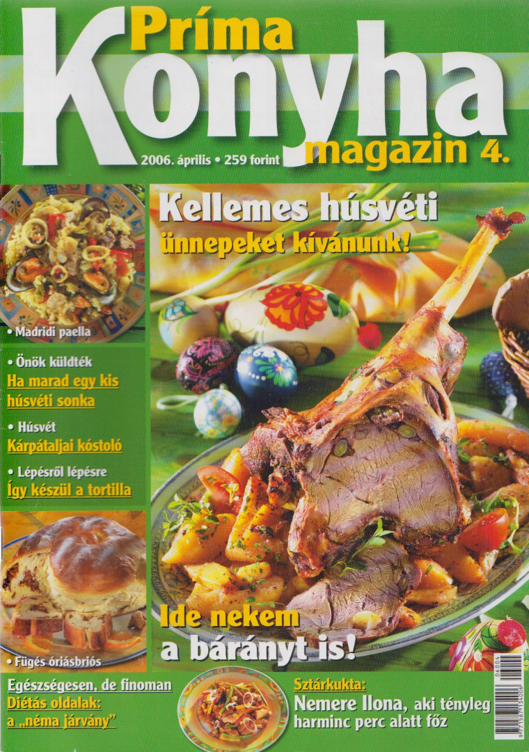 Hargitai György - Príma Konyha magazin 2006. április [antikvár]