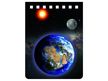 NA707 - Earth Sun Moon Notebook A7