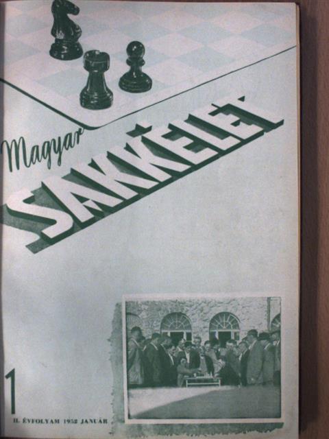 Asztalos Lajos - Magyar Sakkélet 1952. január-december [antikvár]
