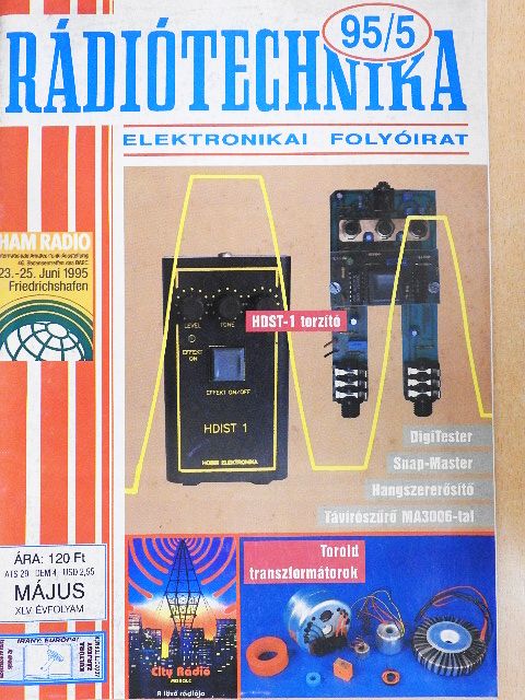 Décsi Győző - Rádiótechnika 1995. május [antikvár]