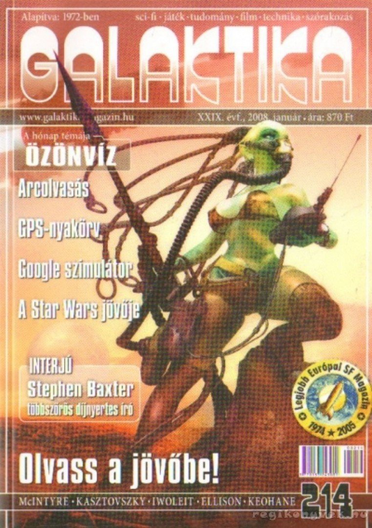 BURGER ISTVÁN - Galaktika 214. XXIX. évf. 2008. január [antikvár]