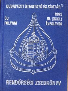 Dr. Csányi Klára - Budapesti útmutató és címtár 1993 [antikvár]