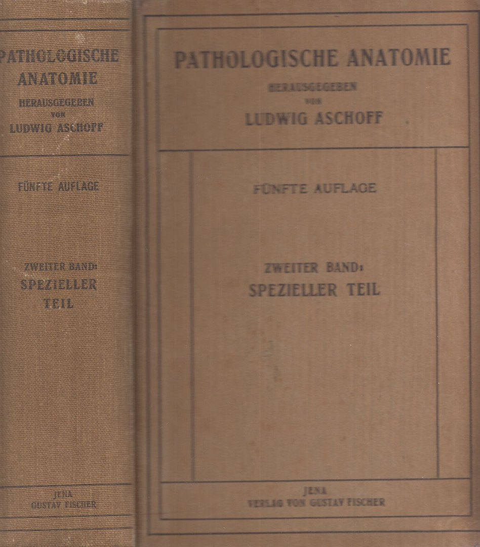 Aschoff, Ludwig - Pathologische Anatomie II. Band - Spezieller Teil [antikvár]