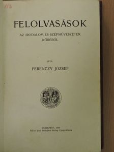 Ferenczy József - Felolvasások [antikvár]