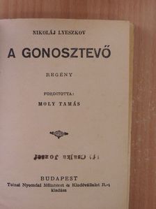 Nikoláj Lyeszkov - A gonosztevő [antikvár]