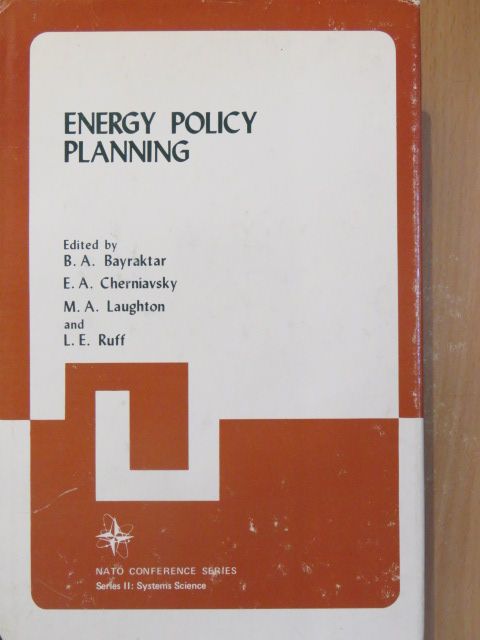 E. A. Cherniavsky - Energy Policy Planning [antikvár]