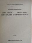 Kissné Buzáky Judit - Német-magyar/magyar-német kémiai kifejezés- és szöveggyűjtemény [antikvár]