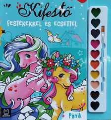 Agata Kaczynska - Kifestő festékekkel és ecsettel. Pónik