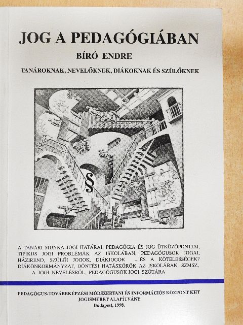 Bíró Endre - Jog a pedagógiában [antikvár]