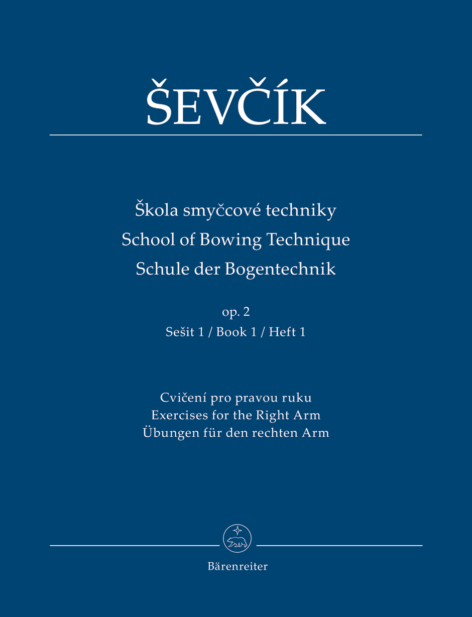 SEVCIK - SCHULE DER BOGENTECHNIK OP.2 HEFT 1. ÜBUNGEN FÜR DEN RECHTEN ARM