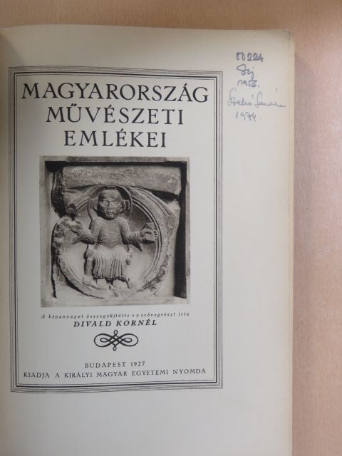 Divald Kornél - Magyarország művészeti emlékei [antikvár]