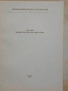 Esze Tamás - Kolozsvári könyvek Baranyában [antikvár]