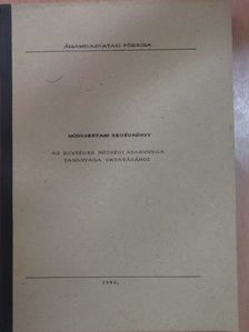 Módszertani segédkönyv [antikvár]