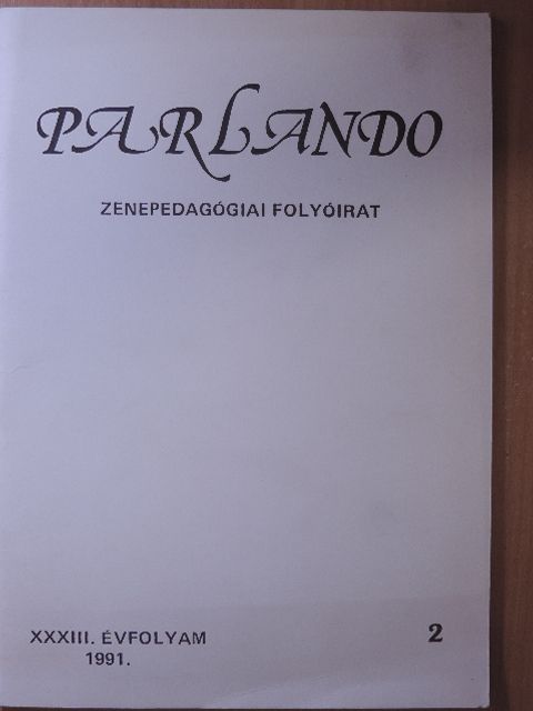 Ábrahám Mariann - Parlando 1991/2. [antikvár]