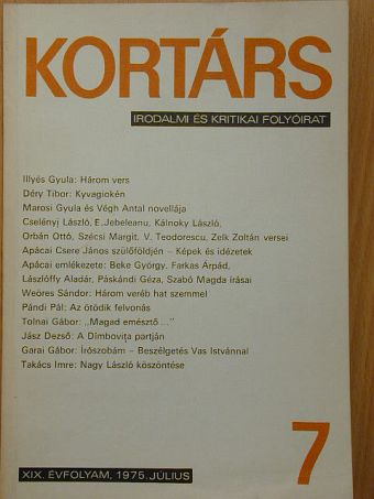 Ablonczy László - Kortárs 1975. július [antikvár]