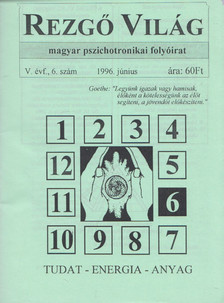 Aranyi Lászlóné - Rezgő Világ 1996. október V. évfolyam, 6. szám [antikvár]