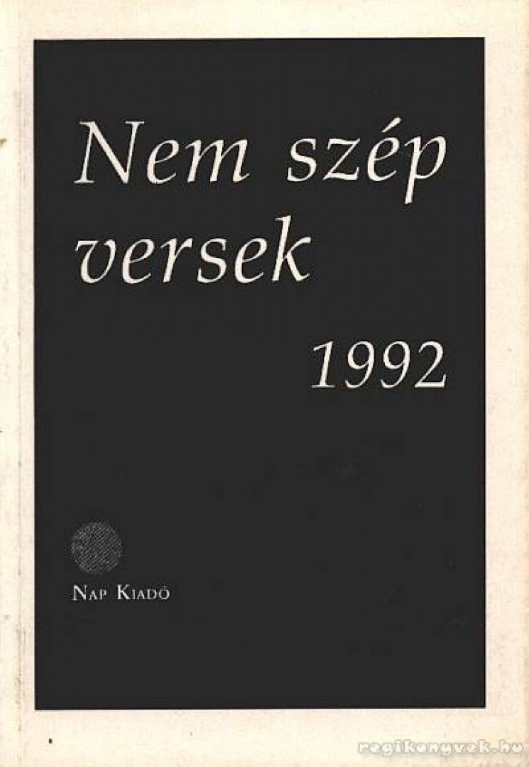 BERKES ERZSÉBET - Nem szép versek 1992 [antikvár]
