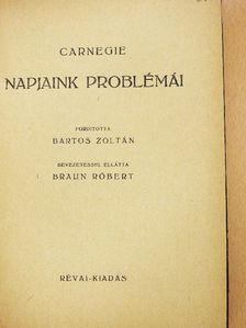 Carnegie - Napjaink problémái [antikvár]