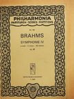 Johannes Brahms - Symphonie IV. [antikvár]