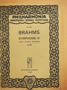 Johannes Brahms - Symphonie IV. [antikvár]