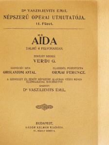 Ghislanzoni Antal - Aida [antikvár]