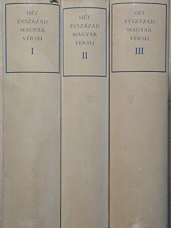 Ábrányi Emil - Hét évszázad magyar versei I-III. [antikvár]