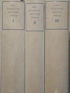 Ábrányi Emil - Hét évszázad magyar versei I-III. [antikvár]