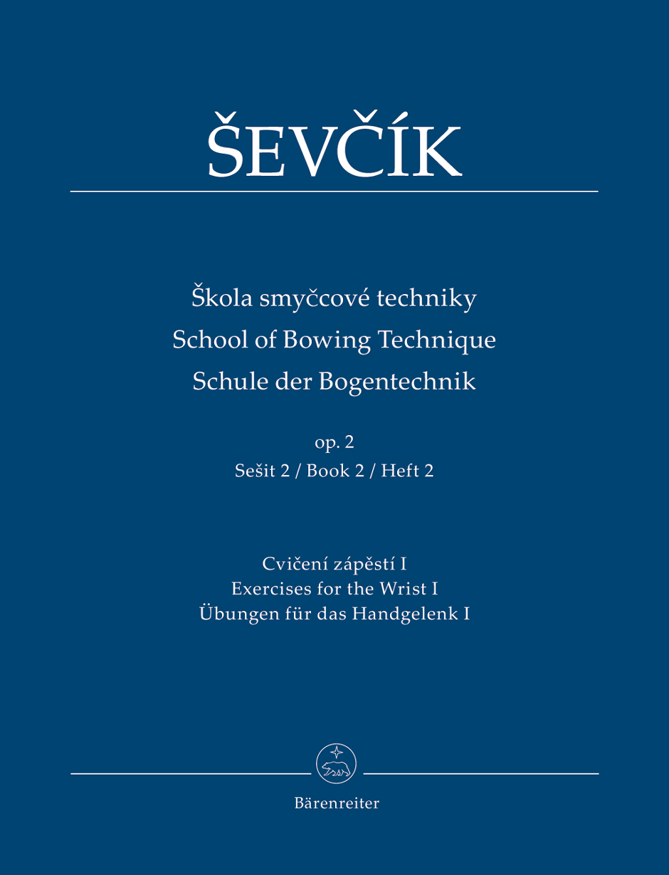 SEVCIK - SCHULE DER BOGENTECHNIK OP.2 HEFT 2, ÜBUNGEN FÜR DAS HANDGELENK I