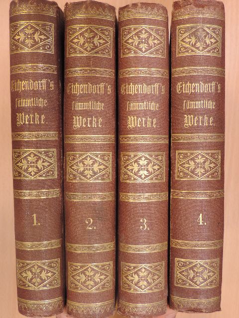 Joseph Freiherrn von Eichendorff - Joseph Freiherrn von Eichendorff sämtliche poetische Werke I-IV. (gótbetűs) [antikvár]