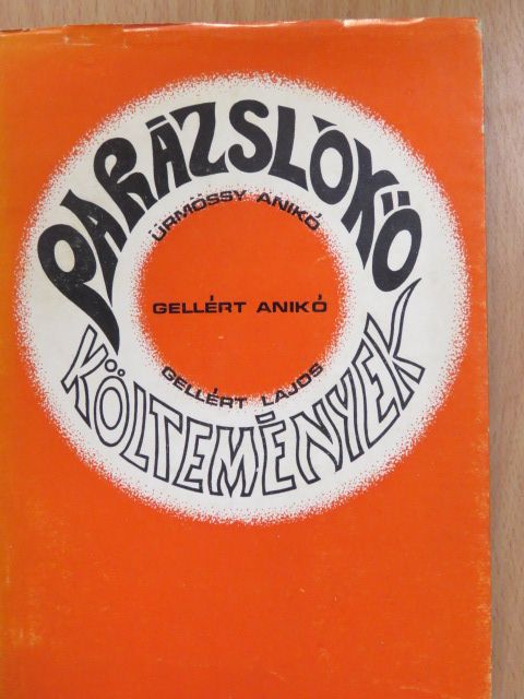 Gellért Anikó - Parázslókő költemények [antikvár]