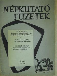 Joós Ferenc - Népkutató füzetek 1962/1-2. [antikvár]