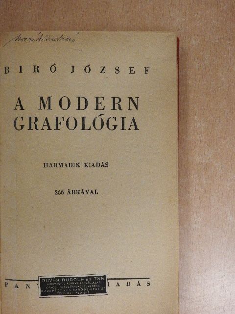 Biró József - A modern grafológia [antikvár]