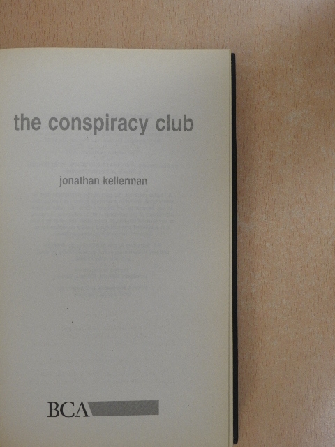 Jonathan Kellerman - The conspiracy club [antikvár]