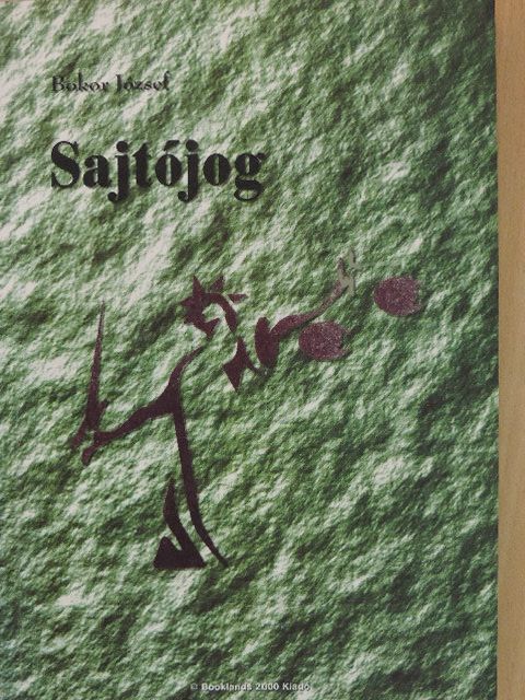 Bokor József - Sajtójog [antikvár]