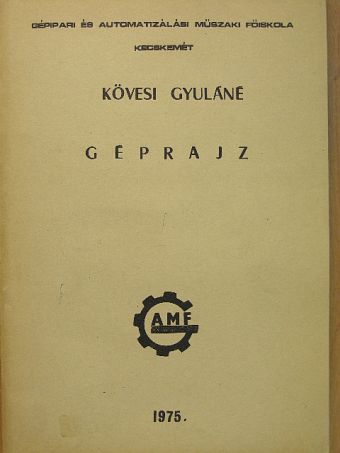 Géprajz [antikvár]