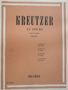 Rodolphe Kreutzer - 42 Studi per Violino [antikvár]