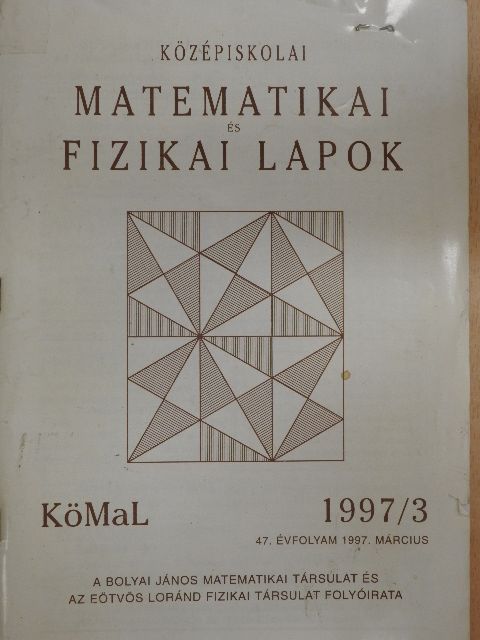 Farkas Gyula - Középiskolai matematikai és fizikai lapok 1997. március [antikvár]