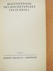 Thomas Mann - Bekenntnisse des Hochstaplers Felix Krull [antikvár]