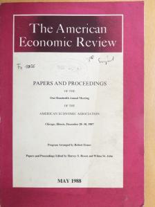 The American Economic Review May 1988 [antikvár]