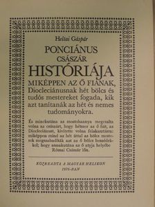 Heltai Gáspár - Ponciánus császár históriája [antikvár]
