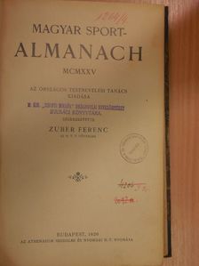 Magyar Sport-Almanach 1925. [antikvár]