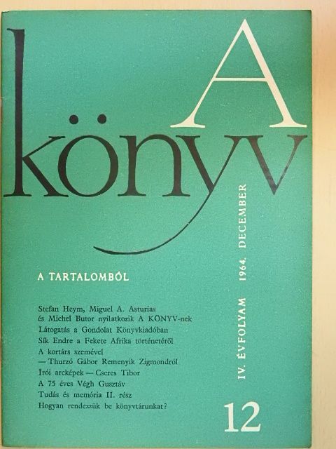 Andrej Chudoba - A Könyv 1964. december [antikvár]