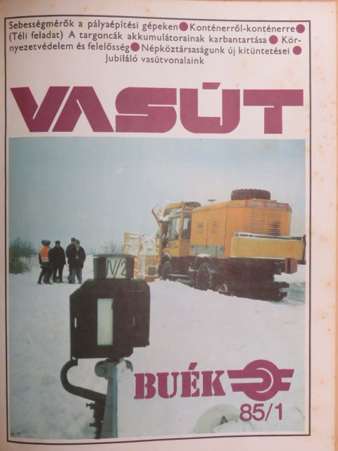 Dr. Baksa Sarolta - Vasút 1985. január-december/1986. január-december [antikvár]