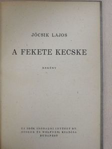 Jócsik Lajos - A fekete kecske [antikvár]