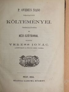 P. Ovidius Naso - P. Ovidius Naso válogatott költeményei/Szótár [antikvár]