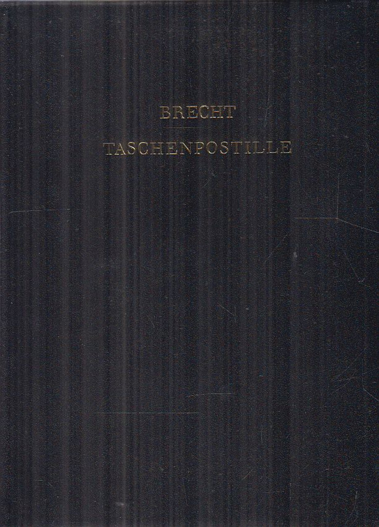 Brecht, Bertolt - Bertolt Brechts Taschenpostille [antikvár]