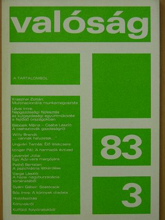 A. J. Gurevics - Valóság 1983. március [antikvár]