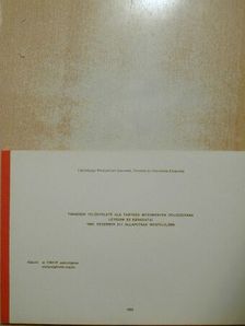 Tanácsok felügyelete alá tartozó intézmények dolgozóinak létszám és béradatai [antikvár]